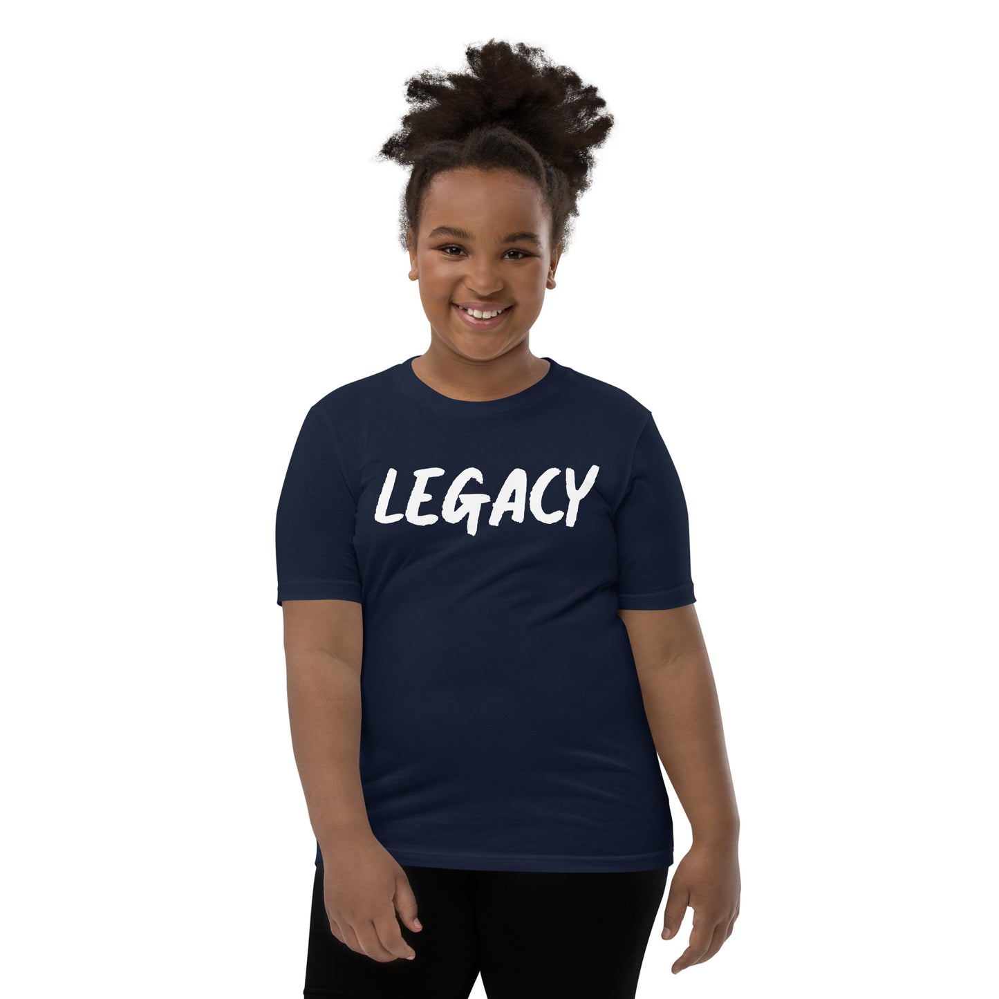 Legacy Youth Short Sleeve T-Shirt (Navy)