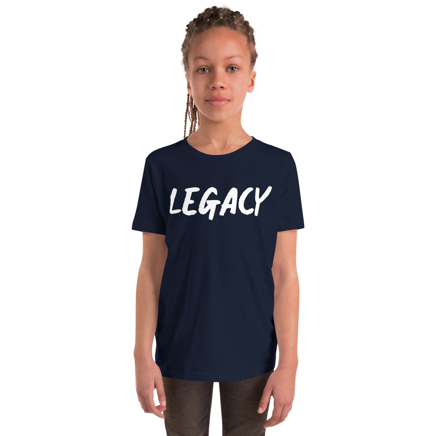 Legacy Youth Short Sleeve T-Shirt (Navy)