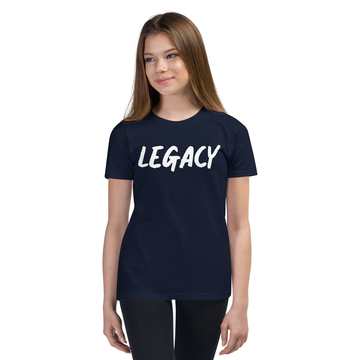 Legacy Youth Short Sleeve T-Shirt (Navy)