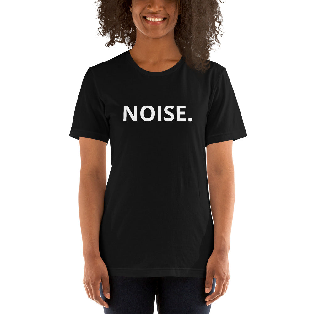 NOISE. 2-Sided Unisex T-Shirt (Black)