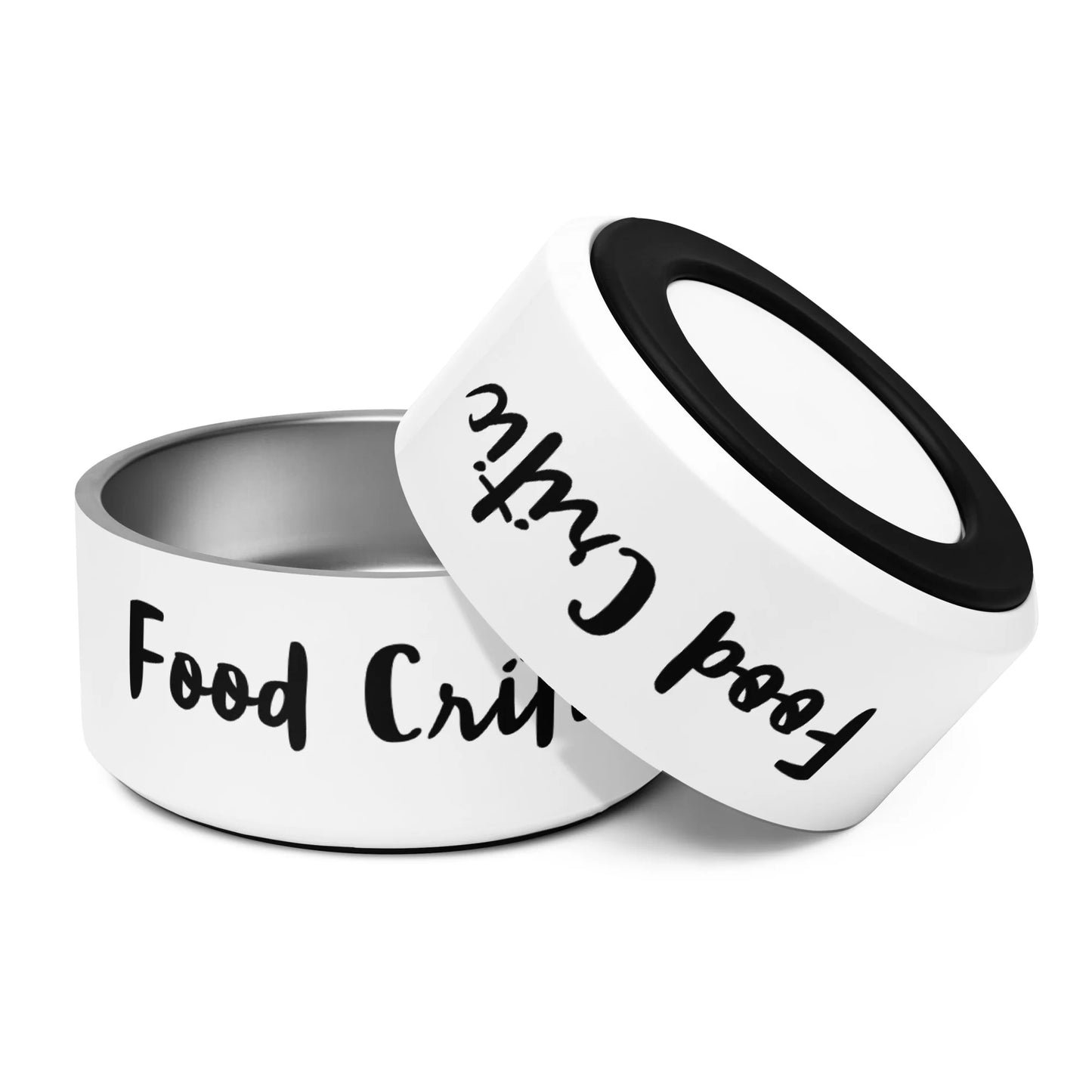 Food Critic Pet Bowl (White, 18 oz.)