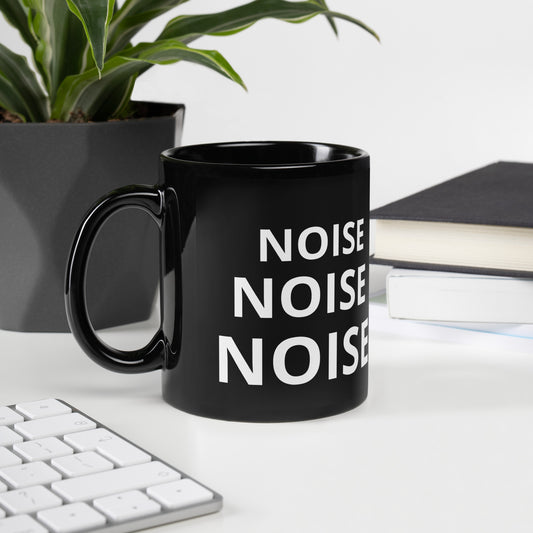 NOISE (repeated) Mug - 11 oz. (Black)