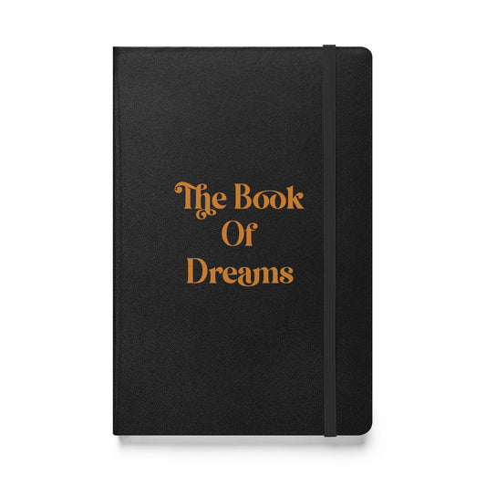 The Book of Dreams Hardcover Bound Notebook (Black/Bronze)