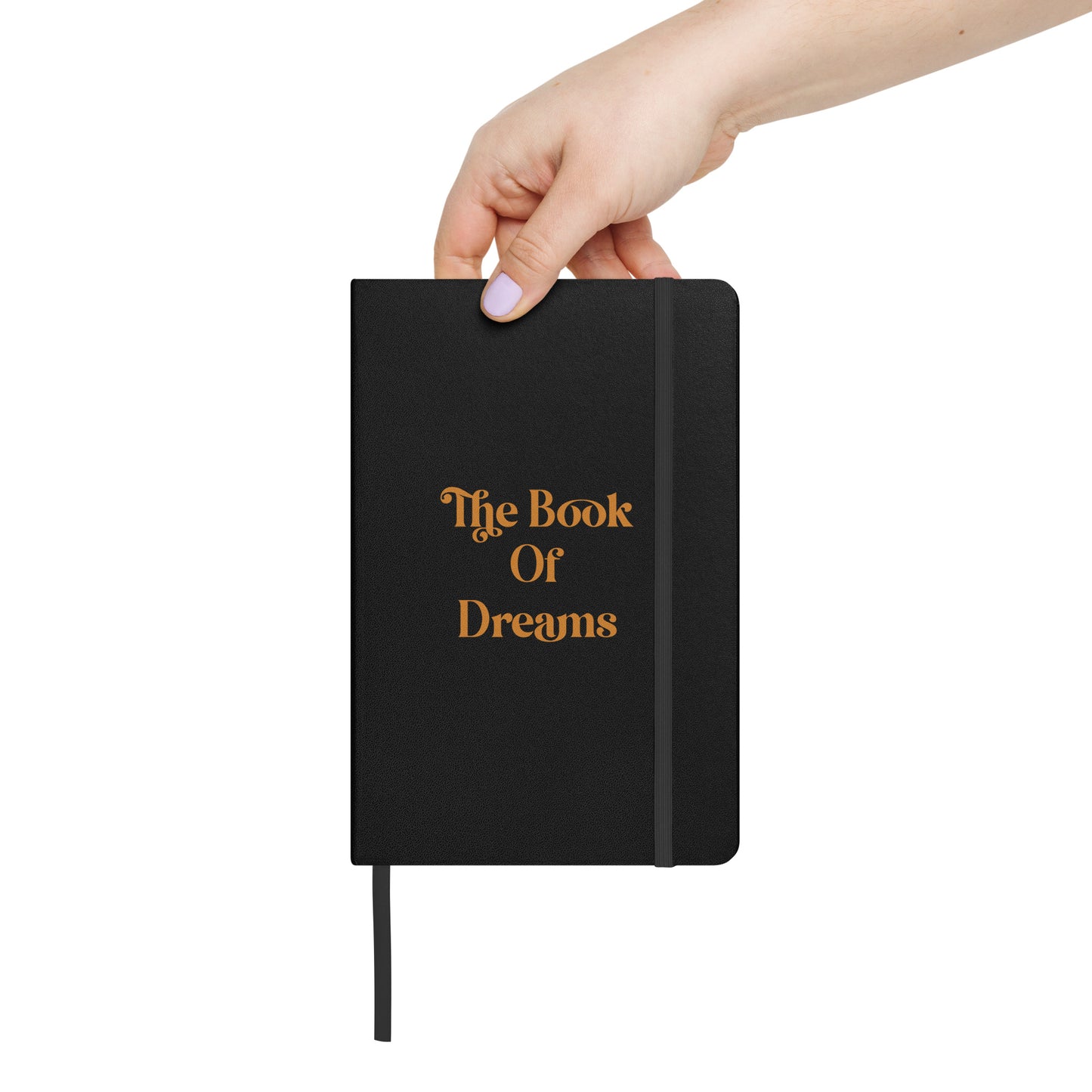 The Book of Dreams Hardcover Bound Notebook (Black/Bronze)