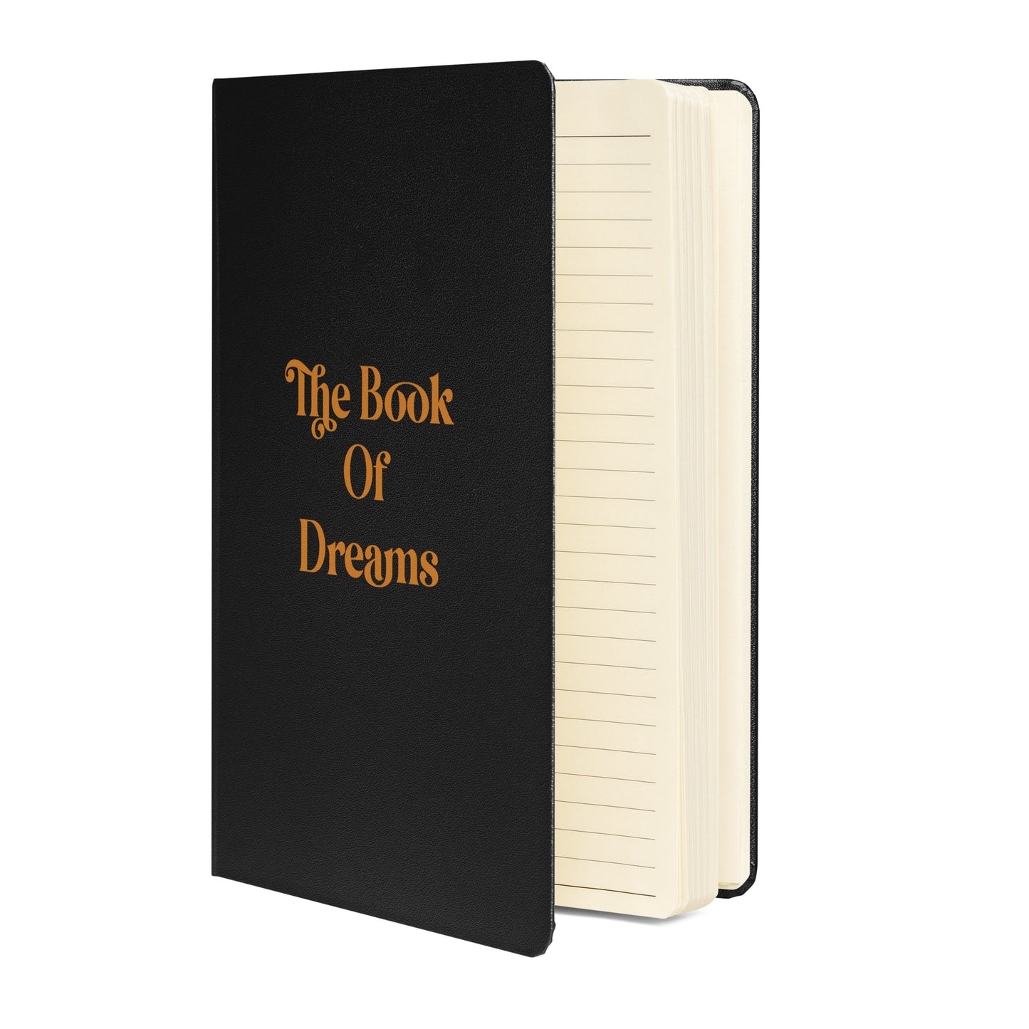 The Book of Dreams Hardcover Bound Notebook (Black/Bronze)