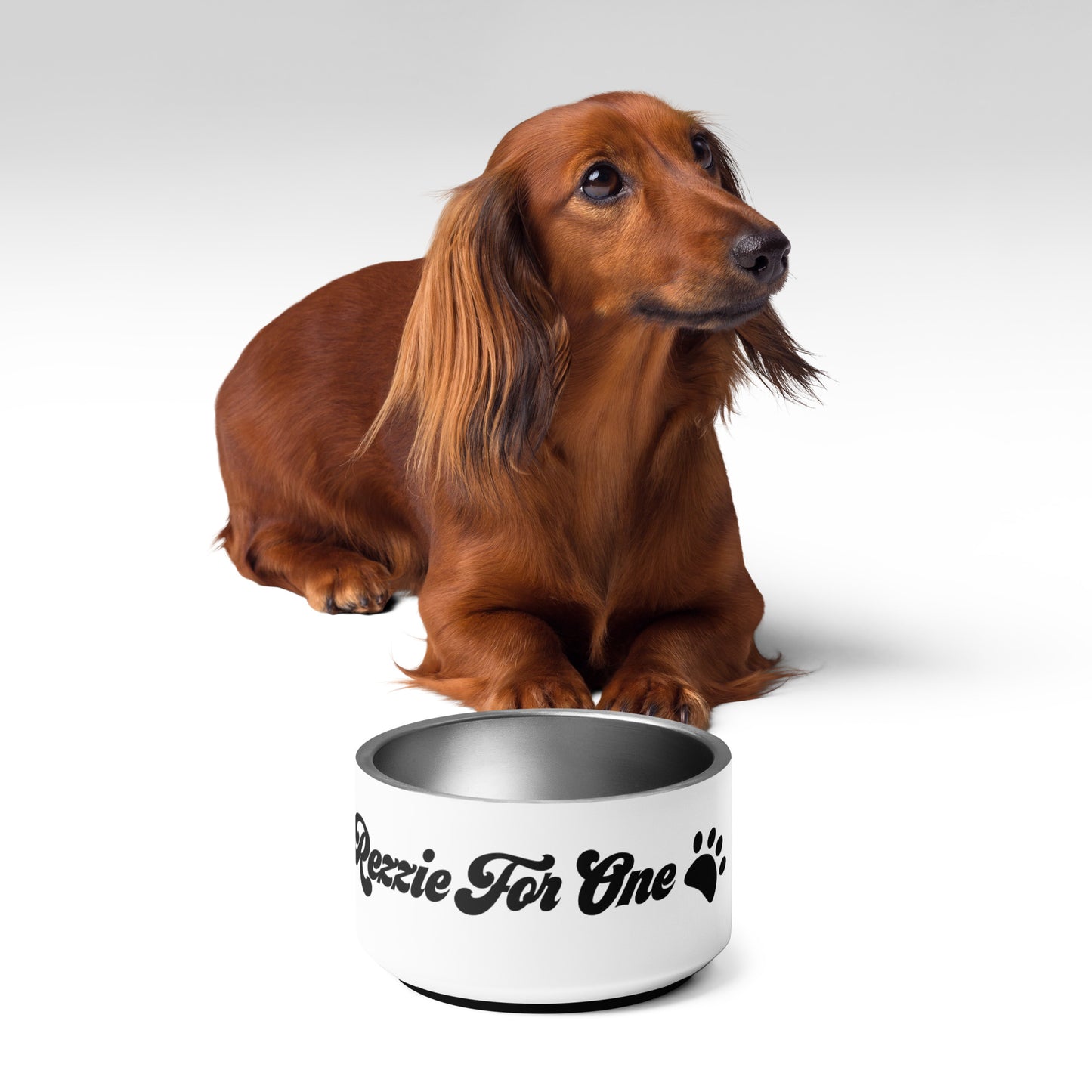 Rezzie For One Pet Bowl (White, 18 oz.)