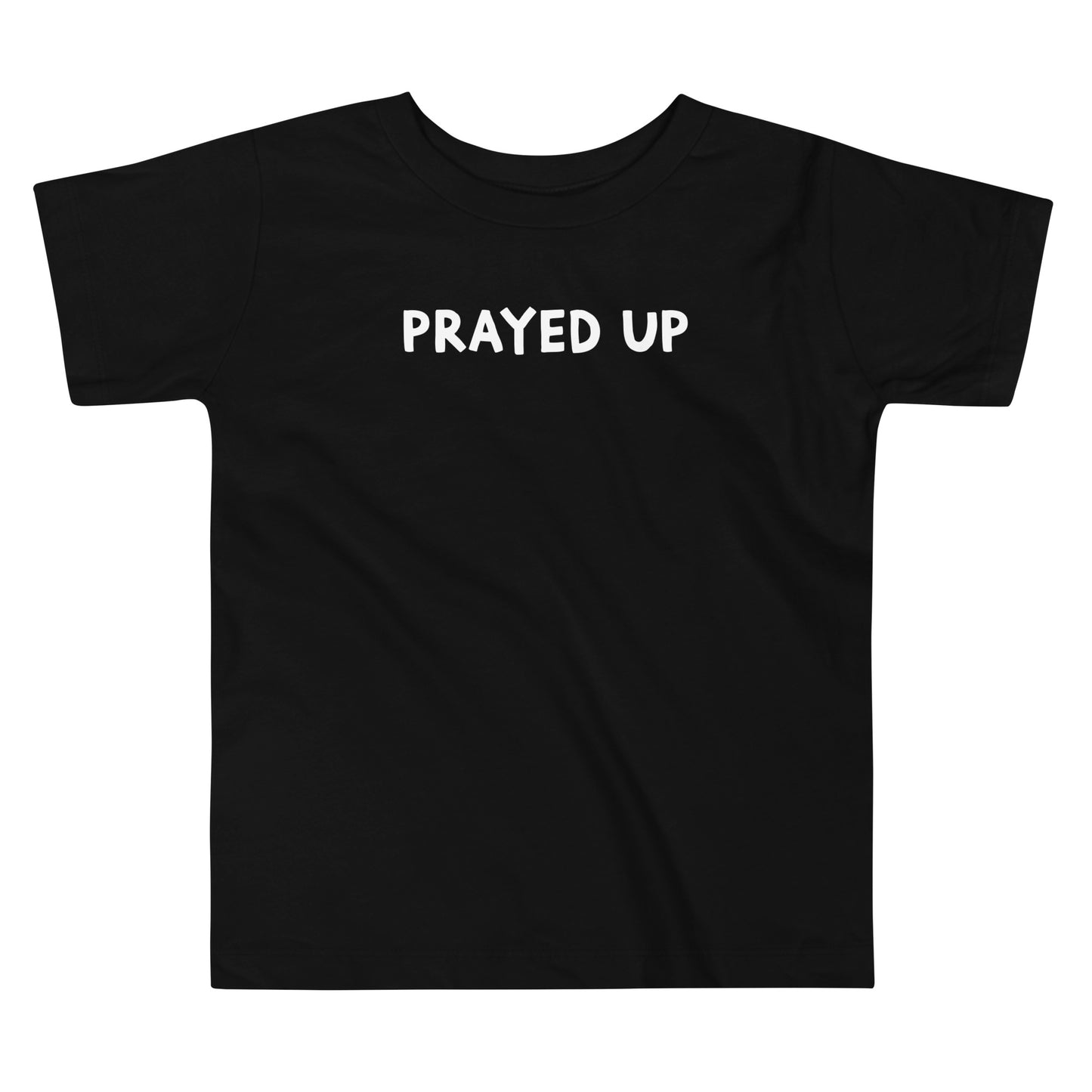 Prayed Up Toddler Short Sleeve Tee (Black)