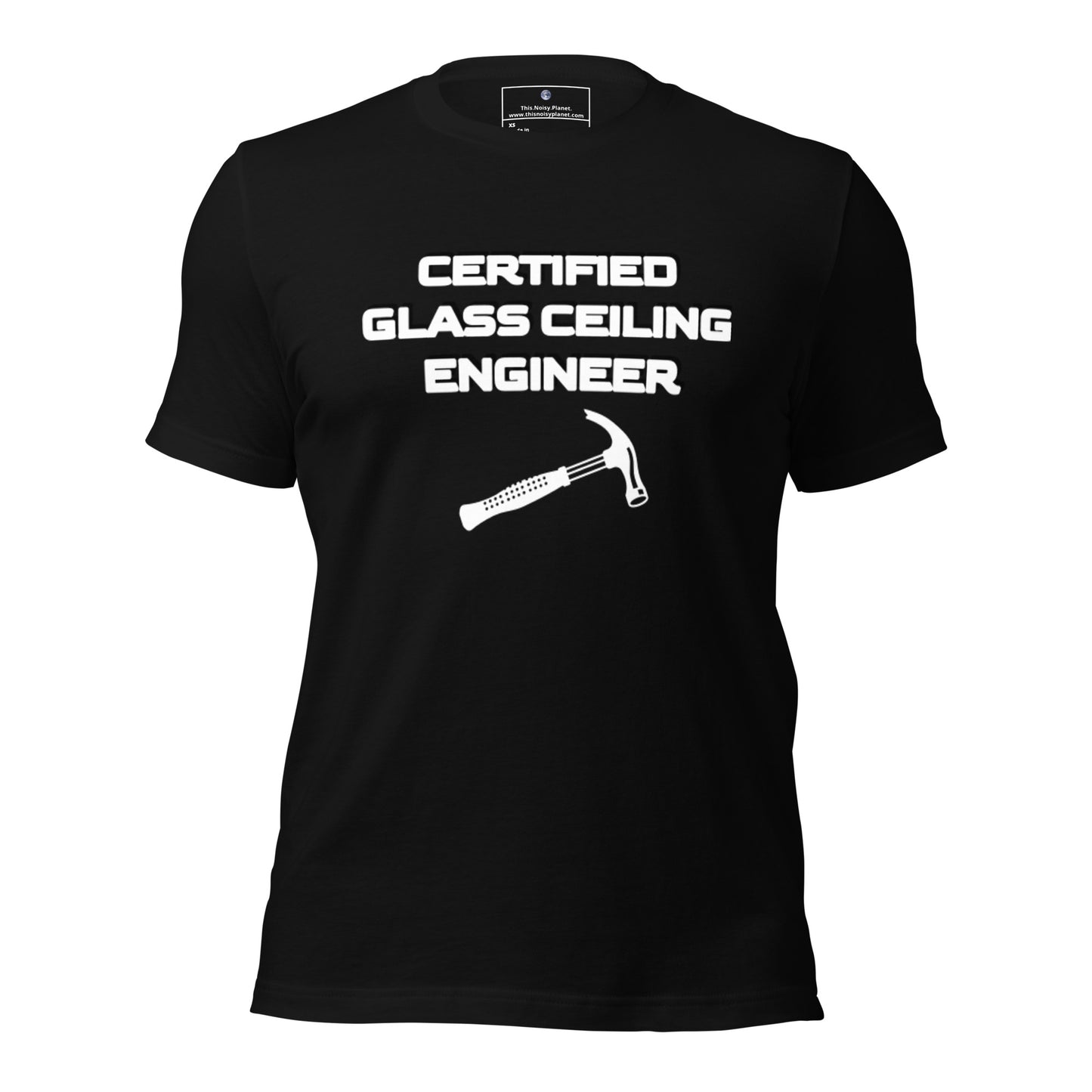 Certified Glass Ceiling Unisex T-Shirt (Black)