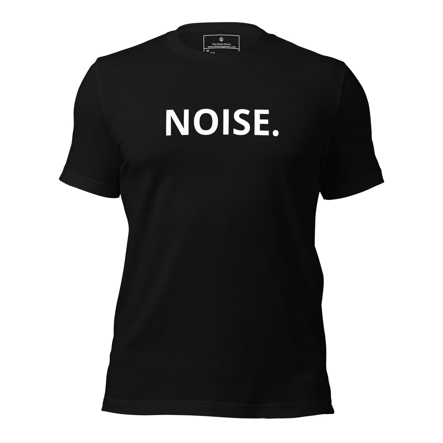 NOISE. 2-Sided Unisex T-Shirt (Black)